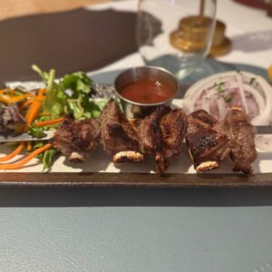 Lamb ribs kebab